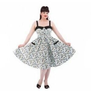 Lindy Bop Saphy style Mint Retro dress